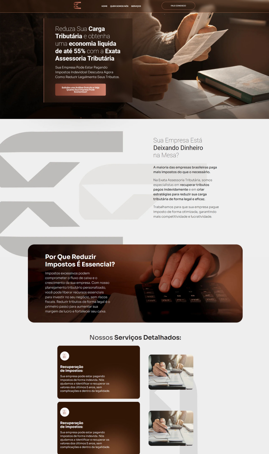 Site profissional para advogado